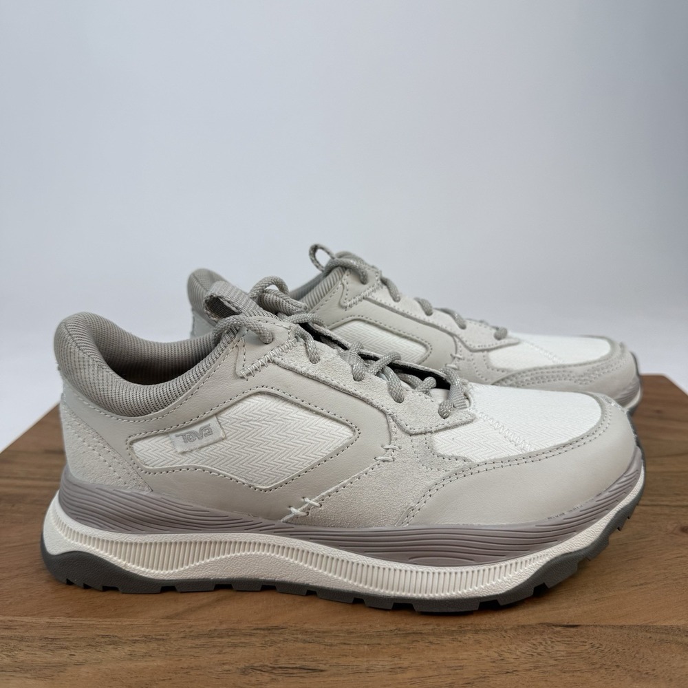 New $150 Womens Teva Unisex-Adult Terrawave‎ Leather Shoes Sneakers Size 6.5 M